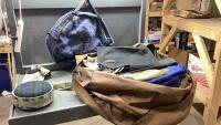 BIG BAG FULL OF -CANTEEN, OVER REACH BOOT, ROPE BAG, FLY NETS, CINCHES - COTTON + NEOPRENE