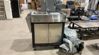 CENTRO OUTDOOR SINK W/TAP AND REMOVEABLE COOLER