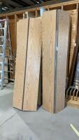 (2) MATCHING BIFOLD DOORS