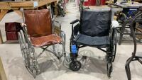 &ldquo;DRIVE&rdquo; WHEEL CHAIR & WESTWICK VINYL COVERED WHEEL CHAIR