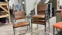 (4) STACKING CHAIRS