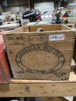 Canadian butter box containing chain falls