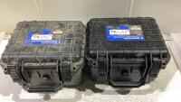 2 WATERPROOF TOOL CASE WITH IMPACT SOCKETS & SOCKETS