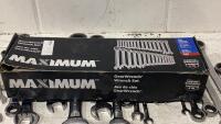 INCOMPLETE MAXIMUM GEAR WRENCH SET 29/30 PC