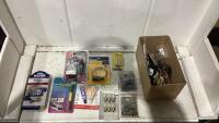 BOX OF MISC WITH FUSE TAP\REPLACEMENT BULB\UNIVERSAL PUSH-IGNITER KIT
