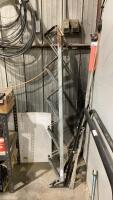 (2) STEEL STAIR STRINGER 5 STEP