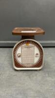 VINTAGE PELOUZE KITCHEN SCALE