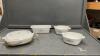 (4) CORNING WARE CASSEROLES - BLUE CORNFLOWER