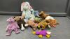 (10) ORIGINAL BEANIE BABIES, (1) BEANIE BUDDY