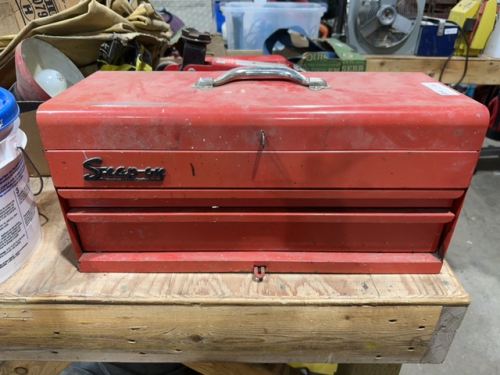 Red snap on tool, toolbox, and contents