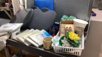 (2)BOXES - SHOWER CURTAINS, WINDOW CURTAINS, CUSHIONS, PLANTING POTS