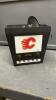 CALGARY FLAMES &ldquo;SCORE CLOCK&rdquo; LIGHT FIXTURE