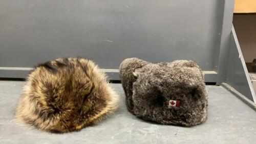 (2) FUR HATS - ONE IS KATE&rsquo;S BOUTIQUE