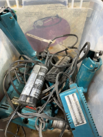 Tub of Makita, cordless parts