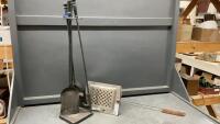 FIREPLACE TOOLS & CHESTNUT/POPCORN POPPER