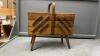 ACCORDIAN STYLE SEWING BOX - 4