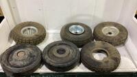 SHOP BOX OF VARIOUS WHEELS