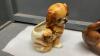RELPO CERAMIC DOG VASE & DELCRAFT PLASTER RETREIVER DOG & CERAMIC BEAR MONEY BANK - 6