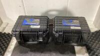 2 WATERPROOF TOOL CASE WITH HORSE SHOES