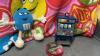 M&M COLLECTIBLES - SLOT MACHINE CANDY DISPENSER, STUFFIE, BLANKET, - 2