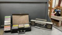 CASSETTE PLAYER & CASSETTES