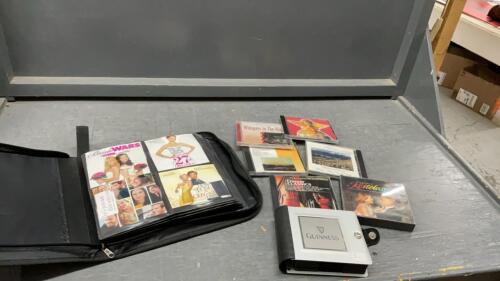 BINDER W/ MOVIE SOUNDTRACKS, CD&rsquo;S & MOVIES OF THE EIGHTIES BOOK