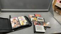 BINDER W/ MOVIE SOUNDTRACKS, CD&rsquo;S & MOVIES OF THE EIGHTIES BOOK