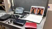 SONY LAPTOP, (3)PORTABLE DVD PLAYERS