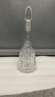 PINWHEEL CRYSTAL DECANTER