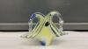 MURANO GLASS &ldquo;SWAN&rdquo; NAPKIN HOLDER