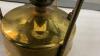ANTIQUE COLEMAN BURNER W/ BRASS FUEL CONTAINER - 3