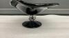 BLACK GLASS CANDY DISH ON PEDESTAL - 3