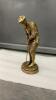 SOLID BRASS GENTLEMAN GOLFER STATUE