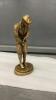 SOLID BRASS GENTLEMAN GOLFER STATUE - 3