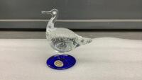 ARTE MURANO SILVESTRI CRYSTAL BIRD