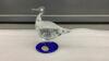 ARTE MURANO SILVESTRI CRYSTAL BIRD