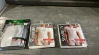 (1) WAFFLE LONG SLEEVE SHIRT(M), (1)PACK OF 2 CREW NECK (M), (1) PACK OF 2 V NECK TSHIRTS (M)