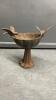 SMALL CAST BIRD BATH