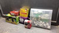 (2)BINS OF LIGHT BULBS
