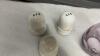 (3) CPR PORCELAIN INSULATORS & CPR PURPLE GLOBE - 3