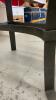WOOD/STEEL SIDE TABLE - 2