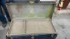 BLUE METAL TRUNK W/ TRAY - 2