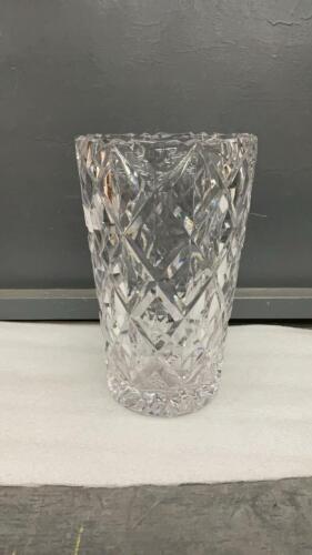 LARGE CRYSTAL VASE