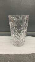 LARGE CRYSTAL VASE