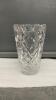 LARGE CRYSTAL VASE