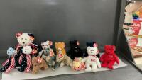 (12) ORIGINAL BEANIE BABIES & (1) BEANIE BUDDY