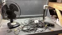 FAN, (2) CAMERAS, LCD 7&rdquo;MONITOR, LOTS OF CABLES