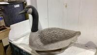 ANTIQUE PRESS PAPER DECOY GOOSE