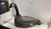 ANTIQUE PRESS PAPER DECOY GOOSE