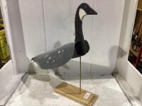 ANTIQUE METAL DECOY GOOSE